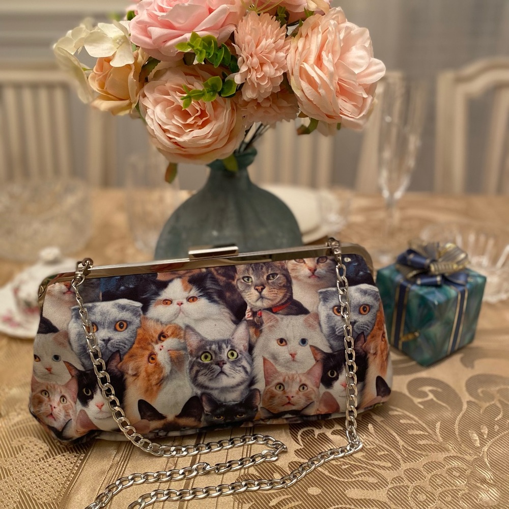 Cat Lady clutch/purse